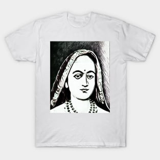 Adi Shankara Black And White Portrait | Adi Shankara Artwork 3 T-Shirt